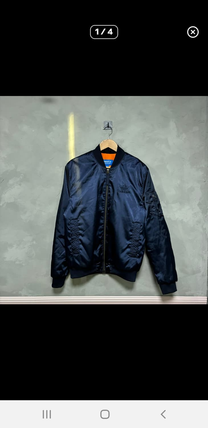 아디다스 MA1 SST 봄버 바시티자켓 네이비 상품이미지1