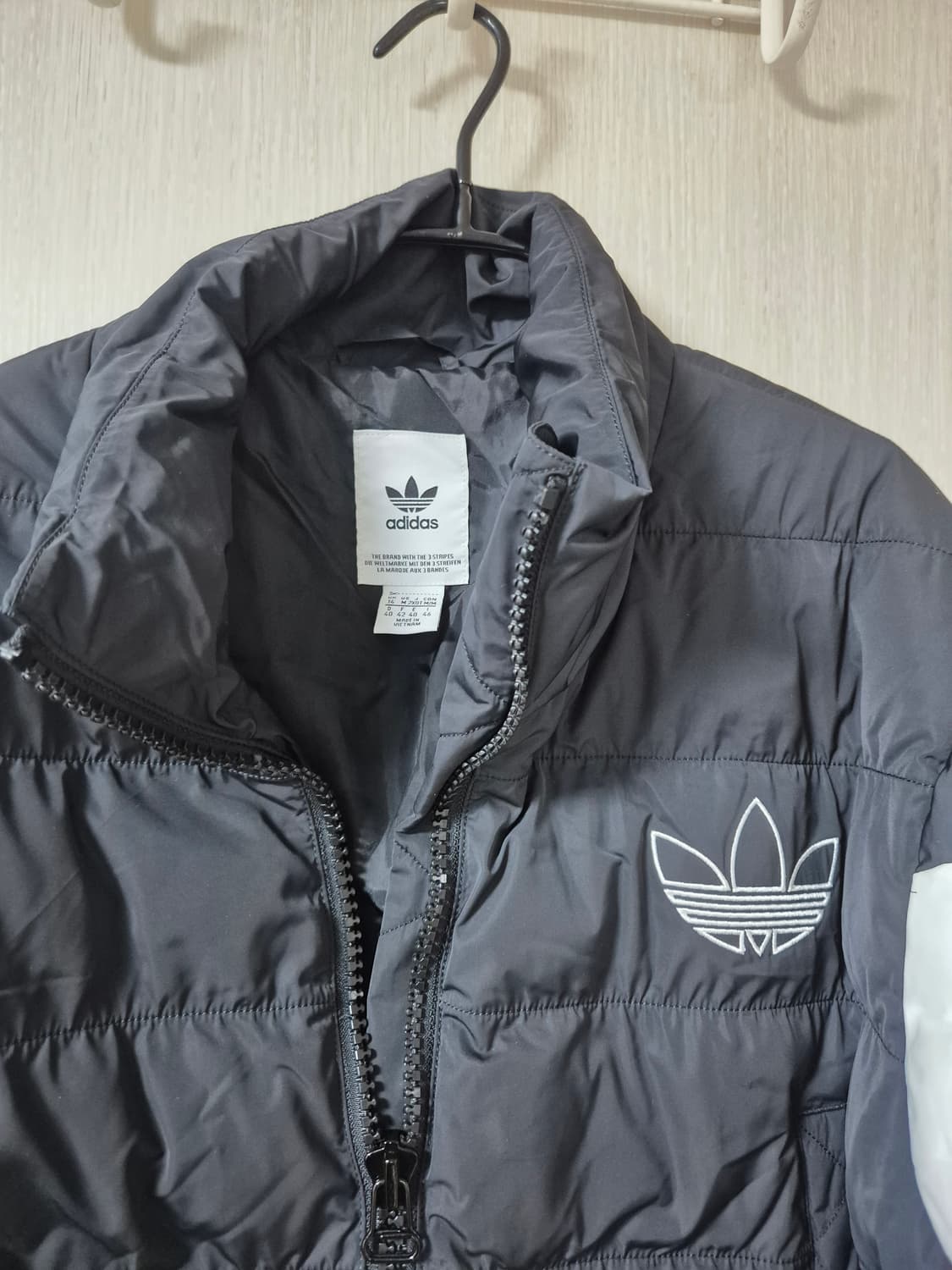 아디다스 제니 패딩 크롭 숏패딩 푸퍼 다운 자켓 블랙 상품이미지6