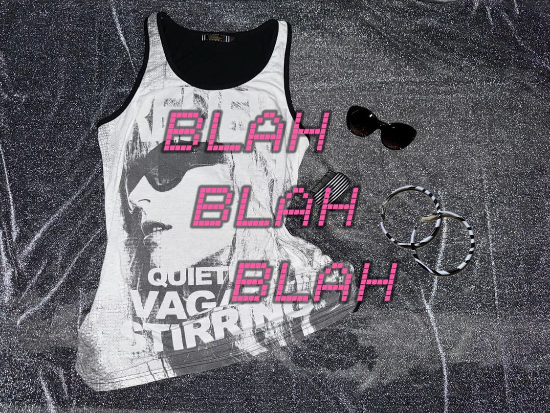 Grunge glitz tank top 상품이미지1