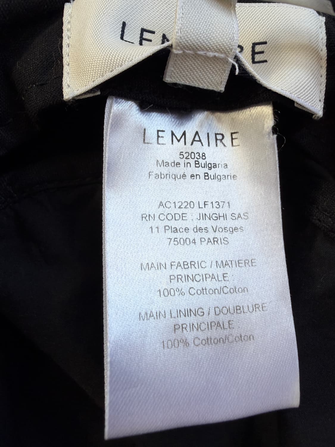 르메르 버킷햇 블랙 LEMAIRE 모자 상품이미지9