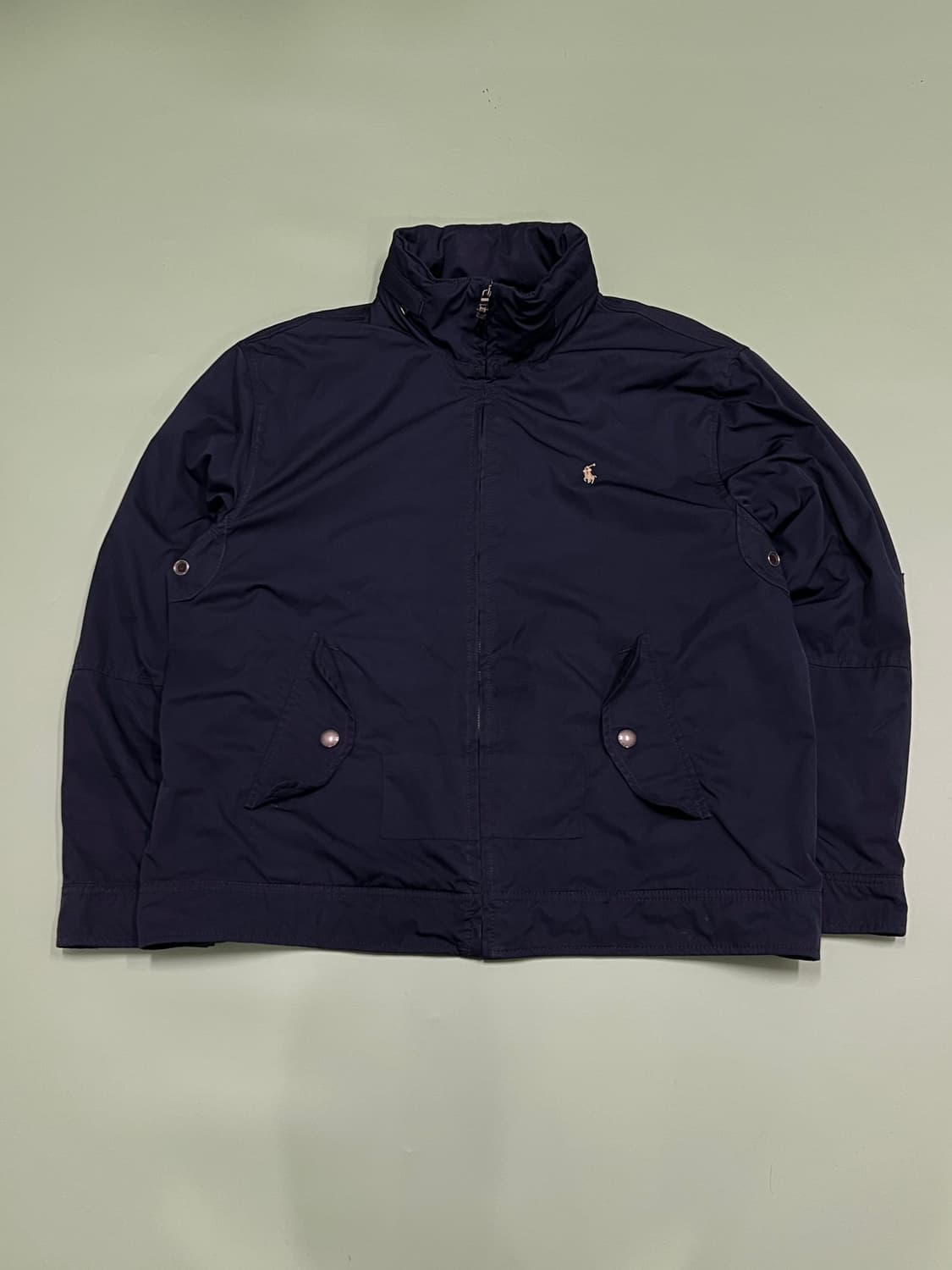 (XL) 폴로 랄프로렌 올드스쿨 폴리쉘 나일론 블루종 자켓 다크네이비 상품이미지2