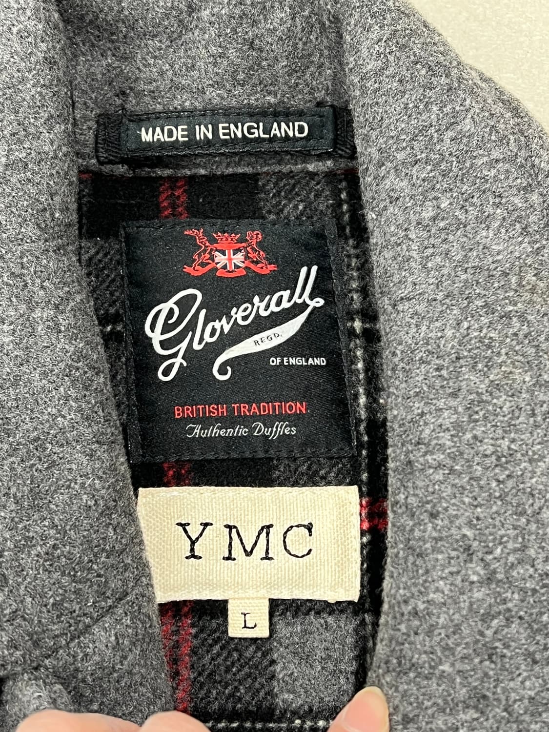 글로버올xYMC 엘보패치 더플코트 s08849 상품이미지5