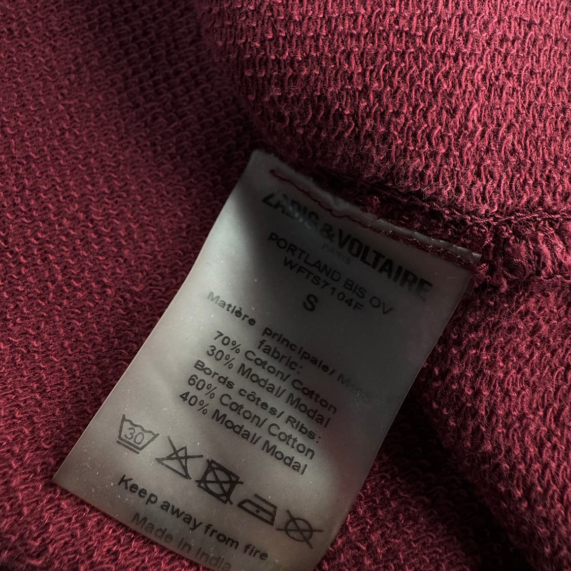 쟈딕앤볼테르 포틀랜드 티셔츠 상품이미지3