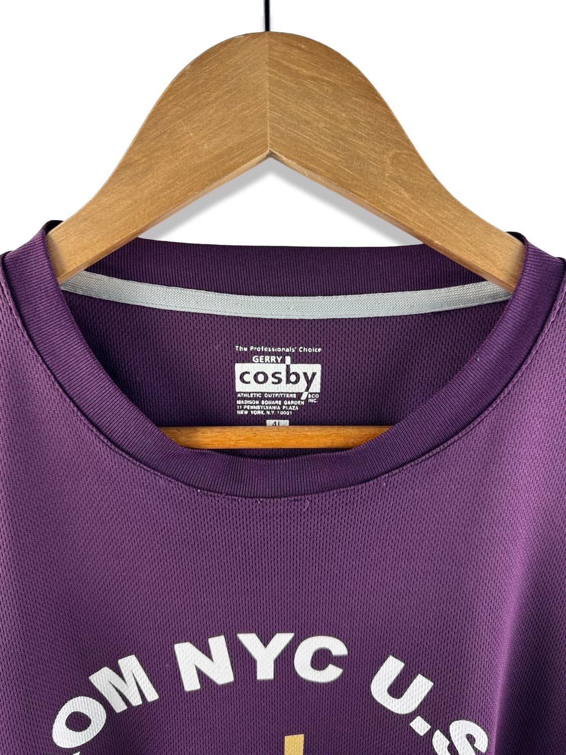 게리코스비 퍼플 메쉬 프린팅 반팔티2204 상품이미지3