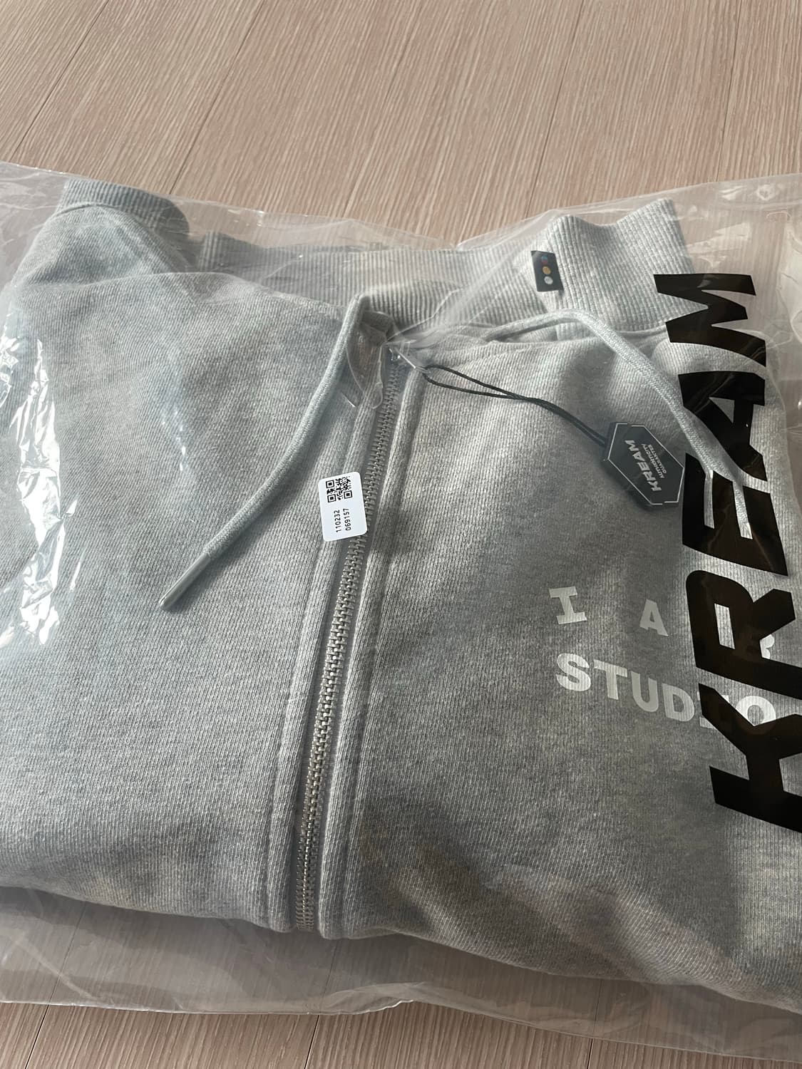 아이앱 26ss 후드집업 그레이 L 교환원해요!! 상품이미지1