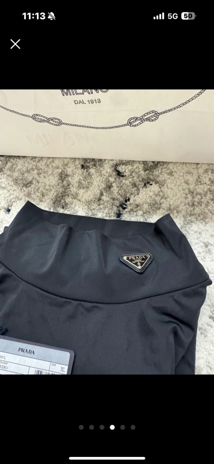 프라다 스트레치코튼 터틀넥XL 상품이미지4