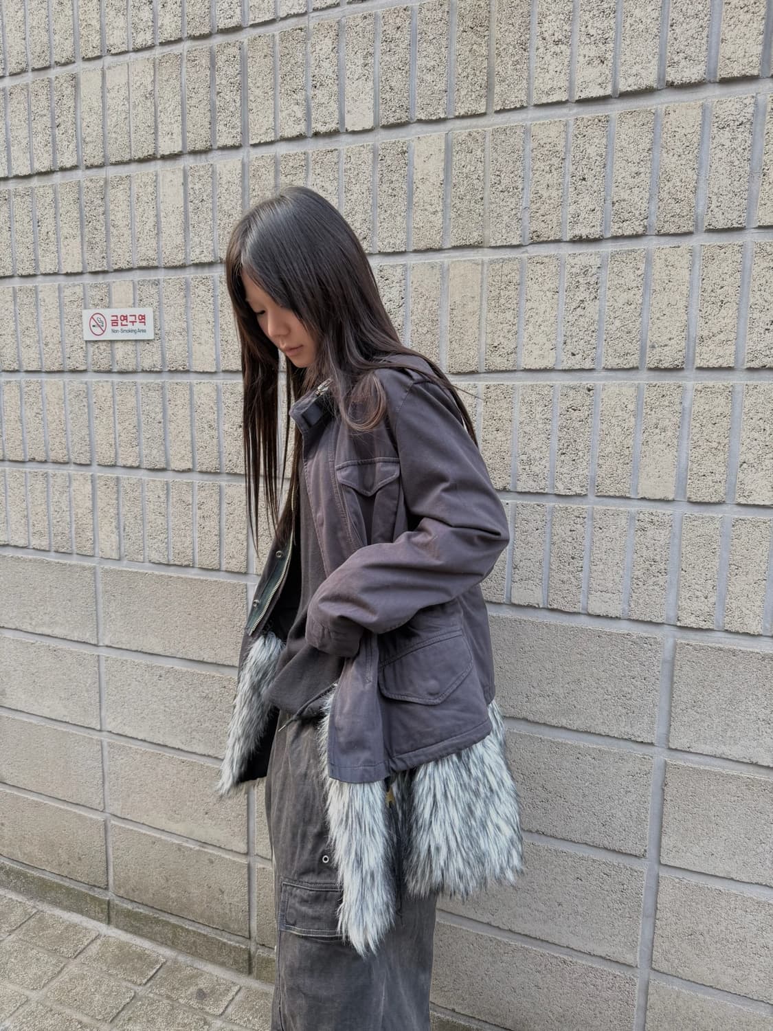 미하라 야스히로 퍼 디테일 자켓 상품이미지8