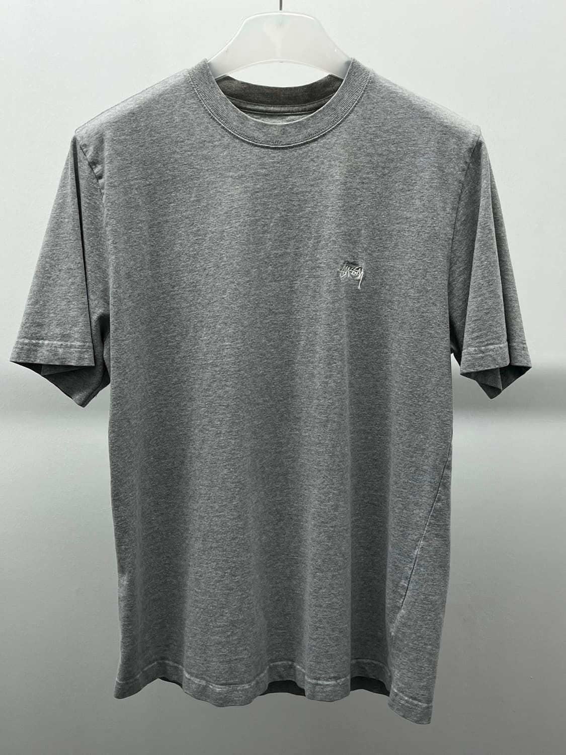 스투시 stussy stock logo 티셔츠 grey heather M 상품이미지3