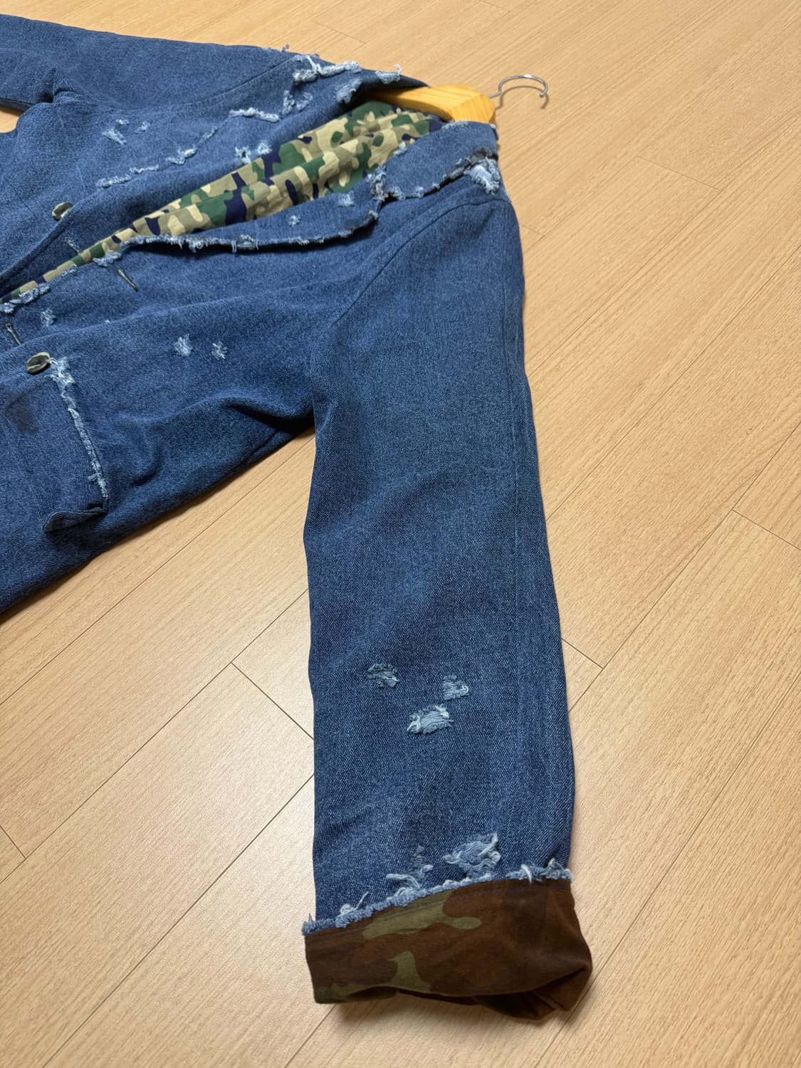 빈티지 데님 코트 상품이미지5