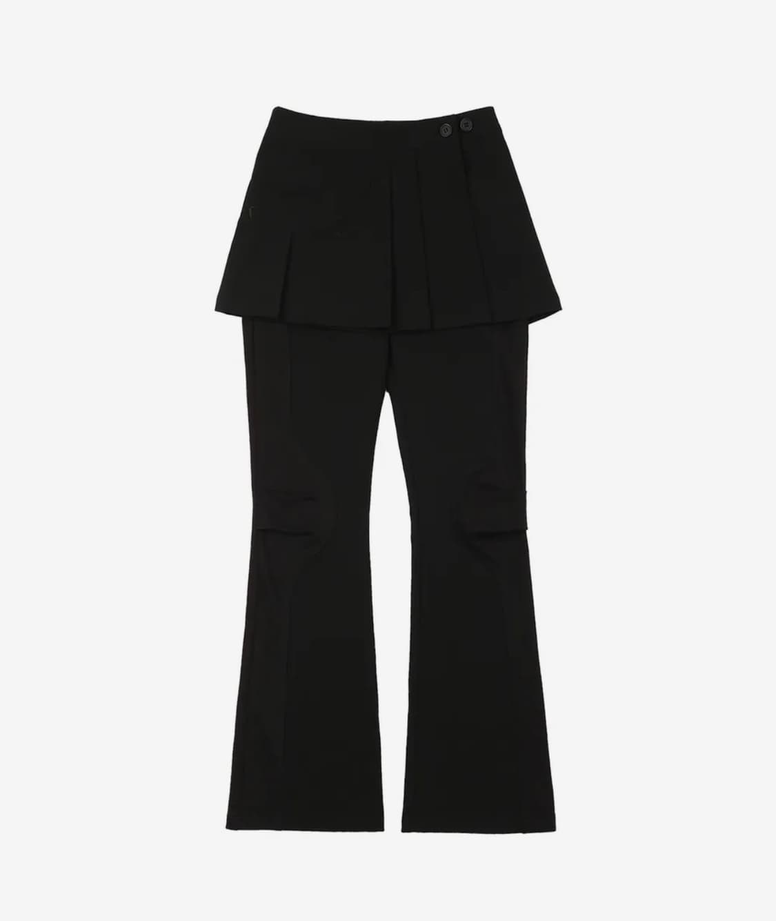 오호스 2-way Pleats Skirt Pants / Black 1 상품이미지1
