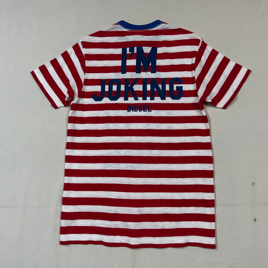 M) DIESEL 16ss joking 라운드넥 반팔 티셔츠 미사용품 상품이미지3
