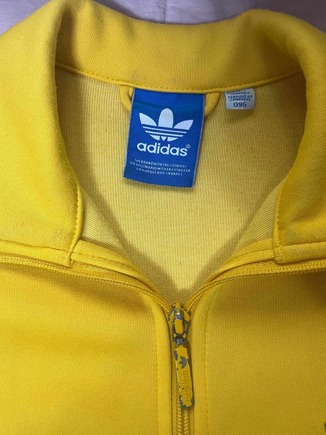 아디다스 유로파 옐로우 져지 노랑 y2k 상품이미지3