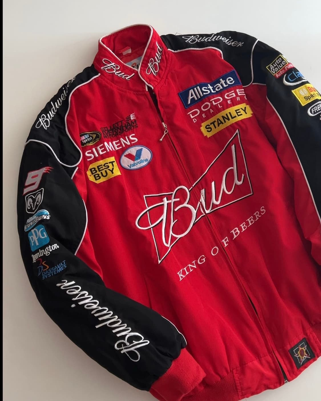 체이스 어센틱 버드와이저 레이싱 자켓 M 상품이미지3