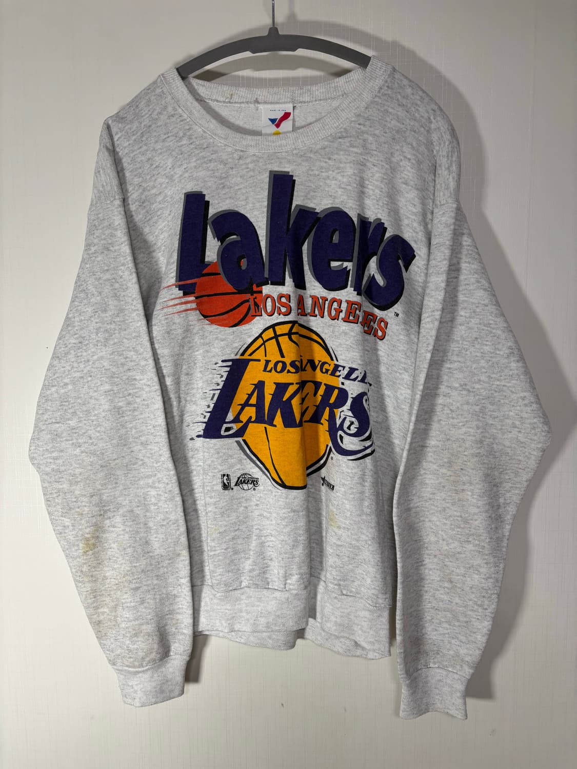 90s USA 50/50 레이커스 빈티지 스웻셔츠 맨투맨 상품이미지1