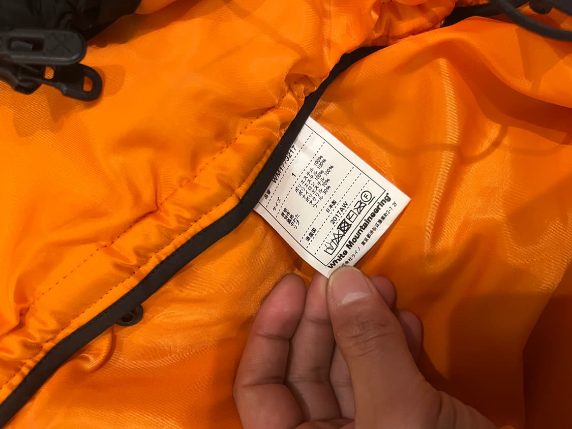 화이트마운티니어링 셔링 ma-1 1size 상품이미지5