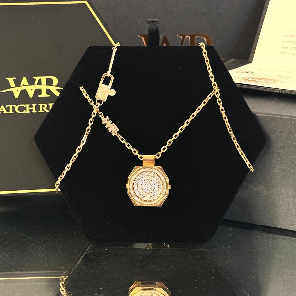 워치링 AP 오데마피게 18K 로즈골드 목걸이 상품이미지2