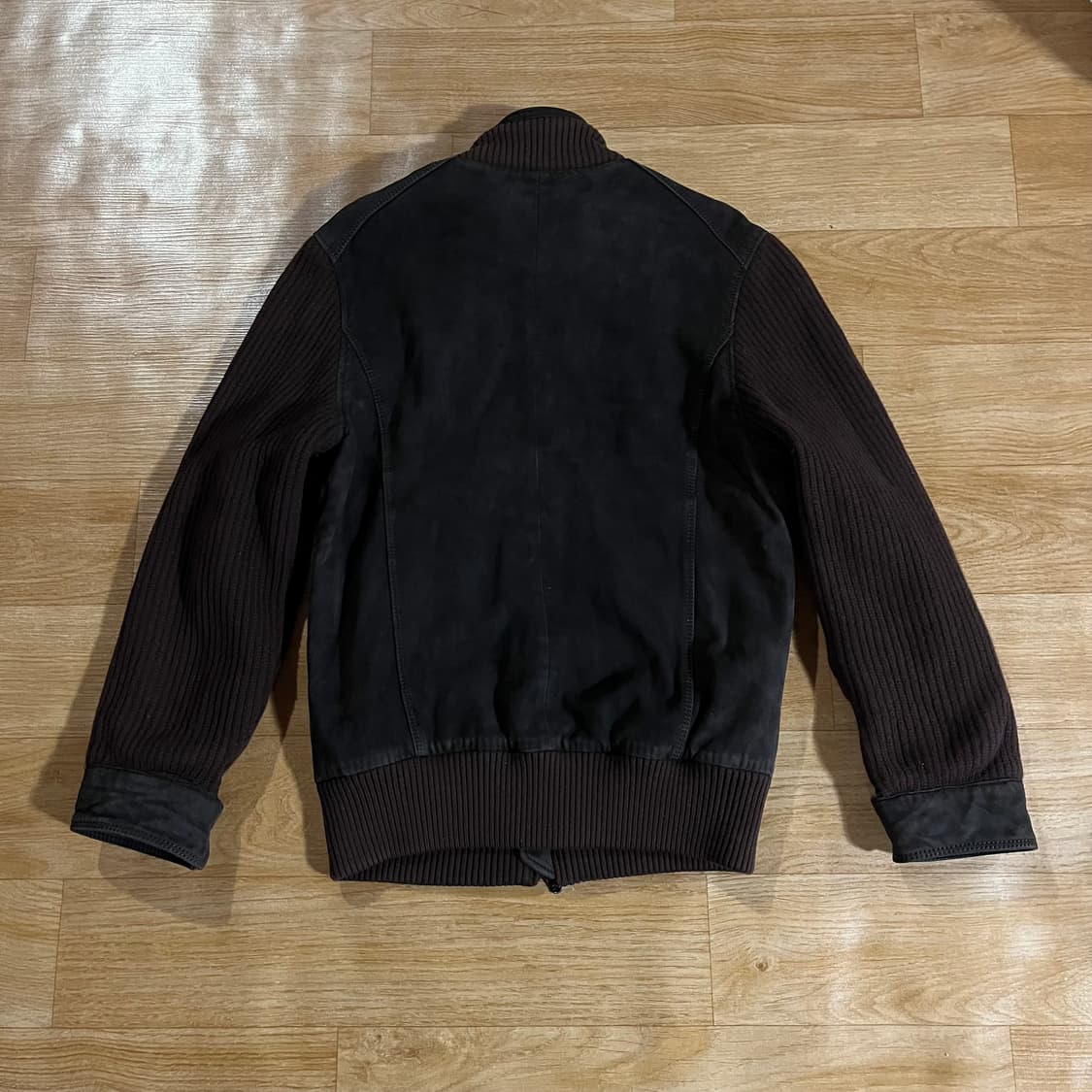 [95] 빨질레리 니트 가죽자켓 상품이미지6