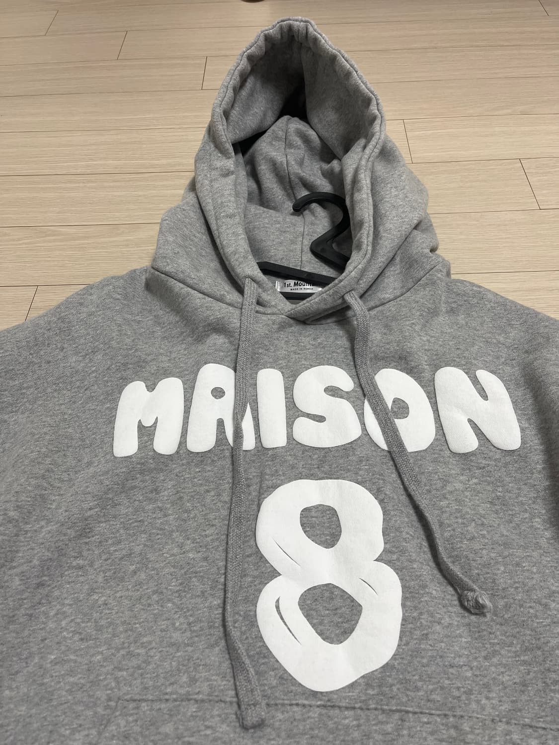 왓츠더유즈 메종8 기모 후드티 FREE 상품이미지3