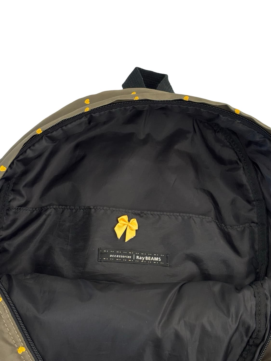 레이 빔즈 하트 자수 백팩 럭색 상품이미지4