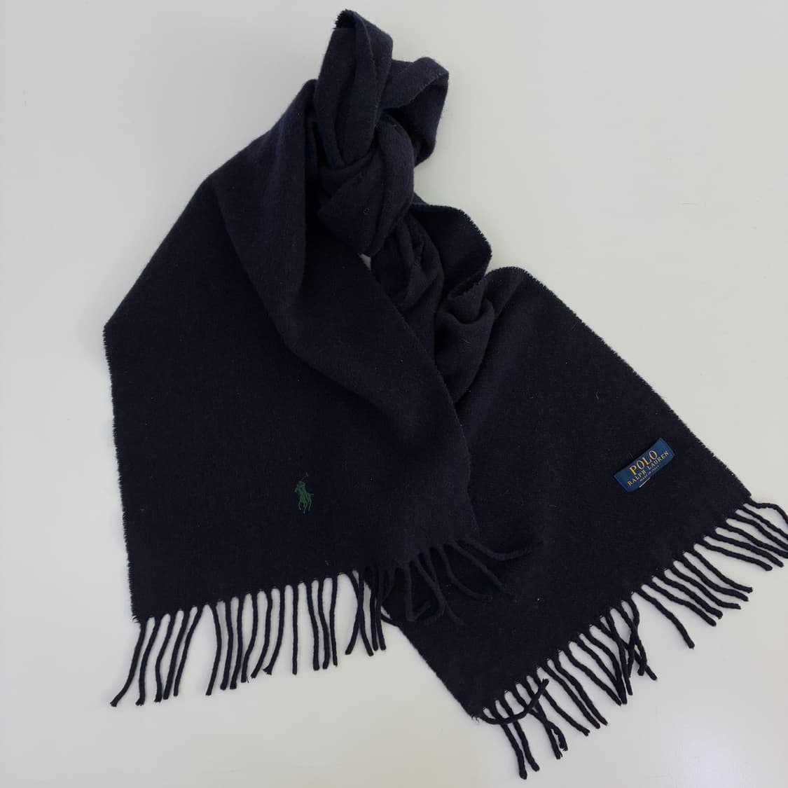 Polo 폴로랄프로렌 신형 네이비 램스울 머플러 상품이미지4