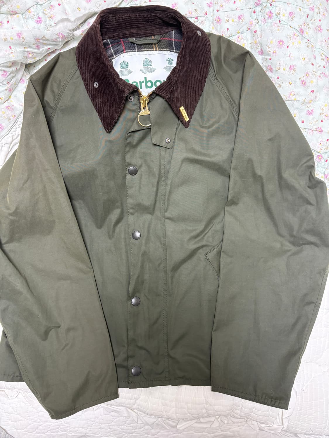 바버 트랜스포트 자켓 논왁스 자켓 올리브 38(105) 상품이미지1