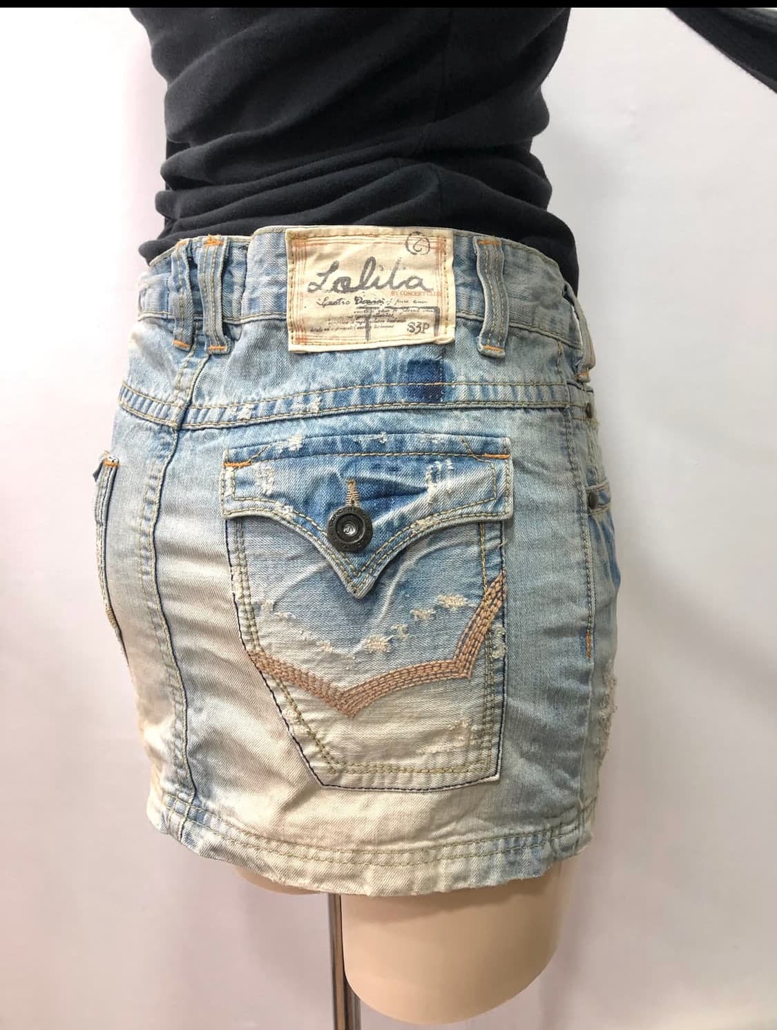 ophiura lolita jeans denim mini skirt 상품이미지2