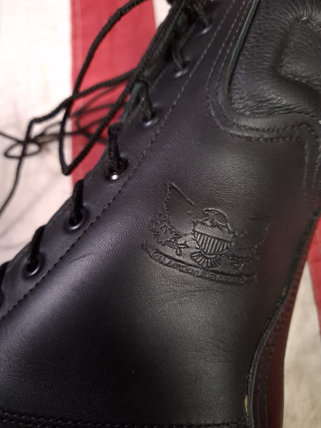 새제품 오리지날 올아메리칸 MFG  미공군/소방관 파이어 스틸토 부츠 상품이미지8