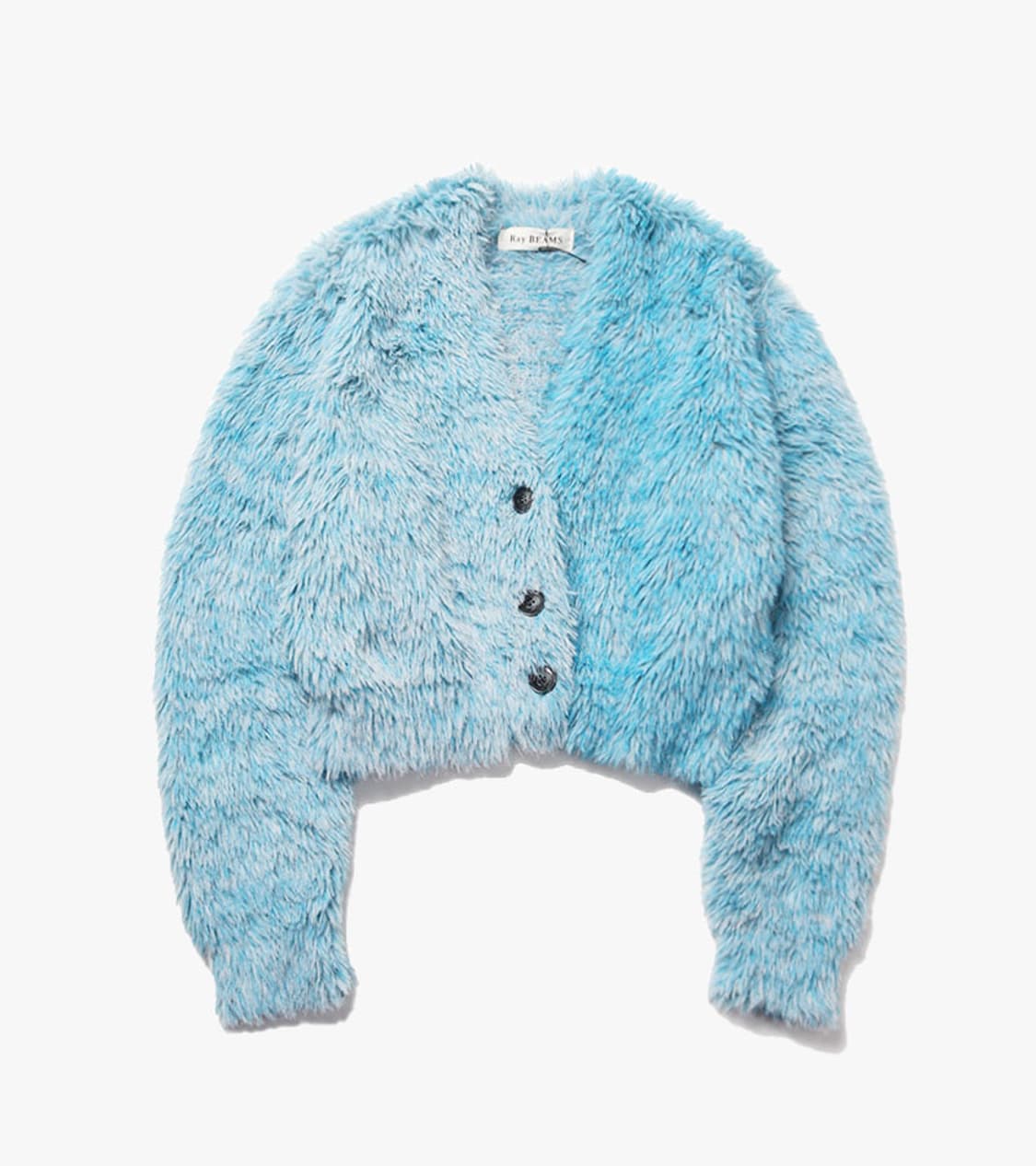 RAY BEAMS - 23FW MIX FEATHER CARDIGAN 상품이미지1