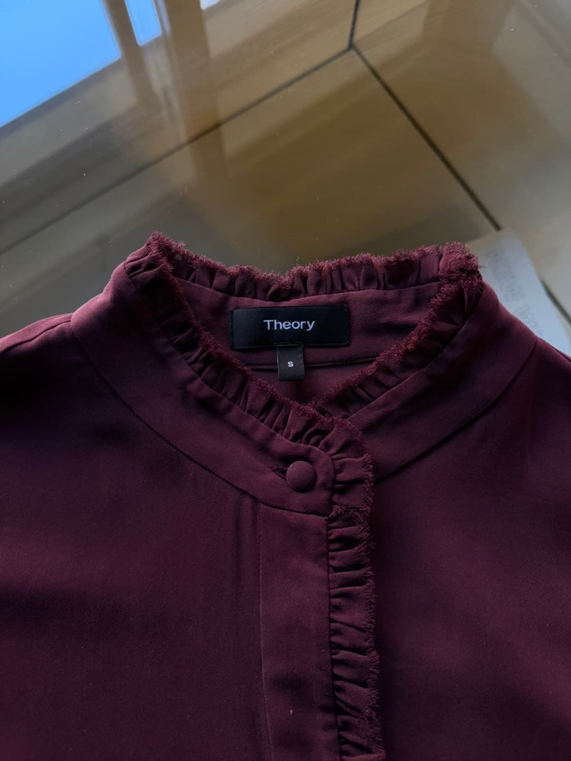 띠어리 실크 블라우스 55 상품이미지8