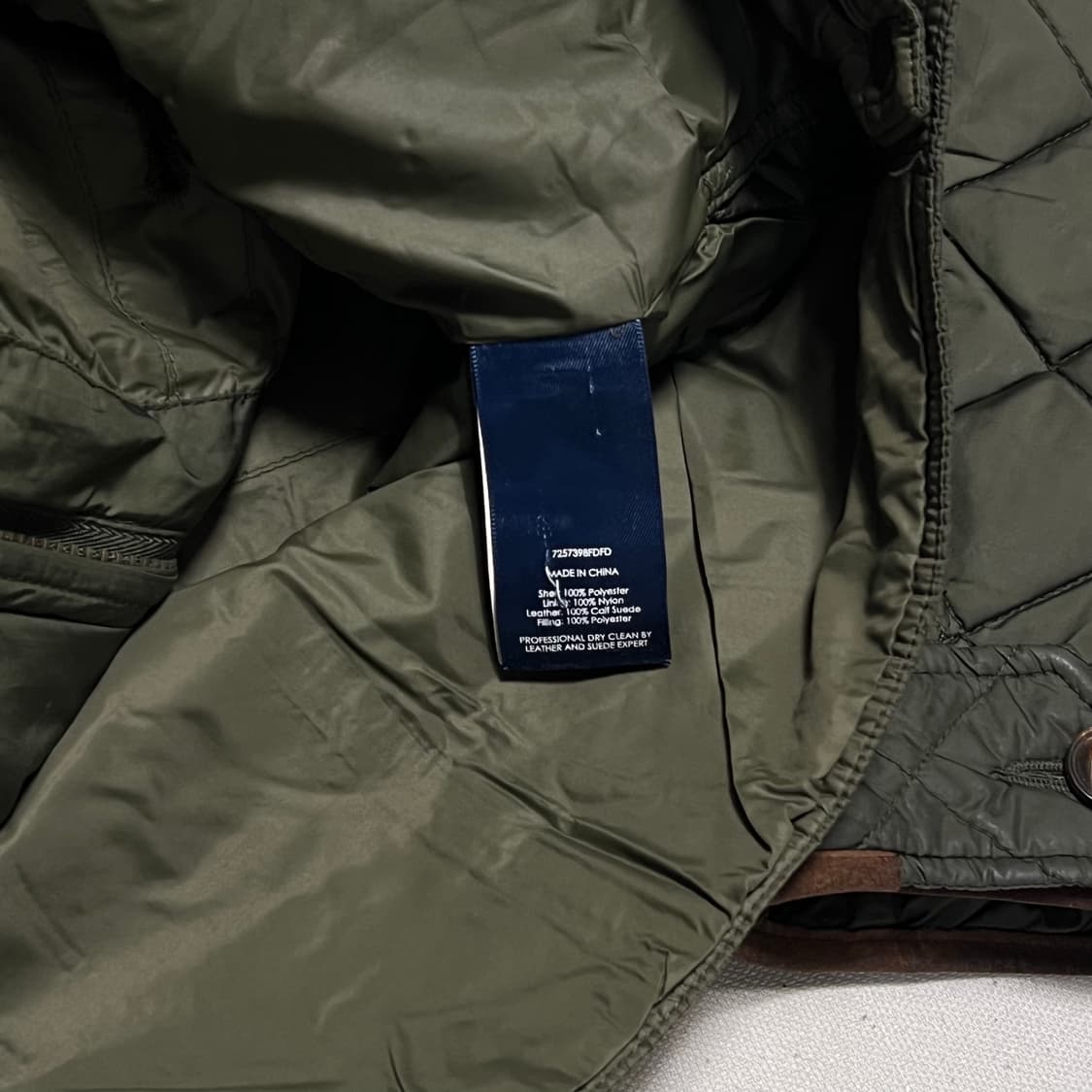 L 폴로랄프로렌 코듀로이 카라 퀄팅 자켓 상품이미지5