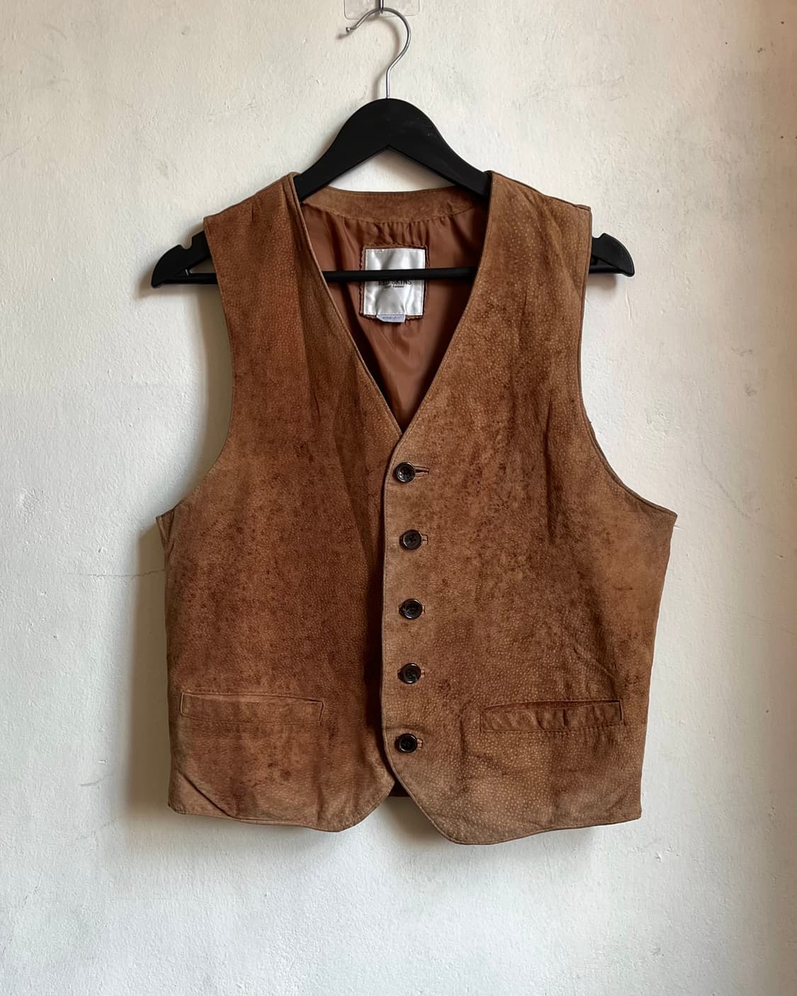 RedSkins Real Pig Leather Work Vest 상품이미지5