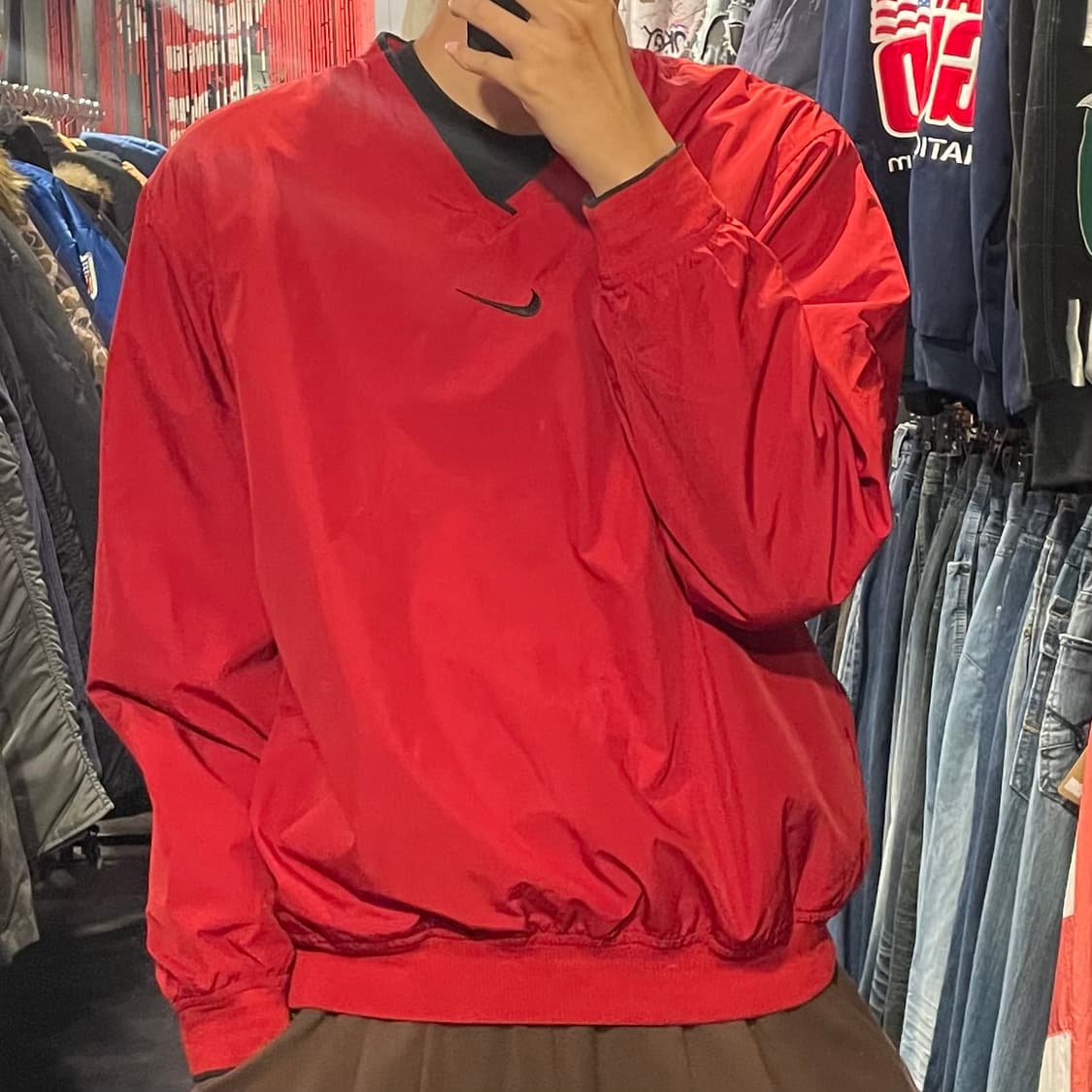 [IM] Nike 나이키 미드스우시 레드 웜업 상품이미지1