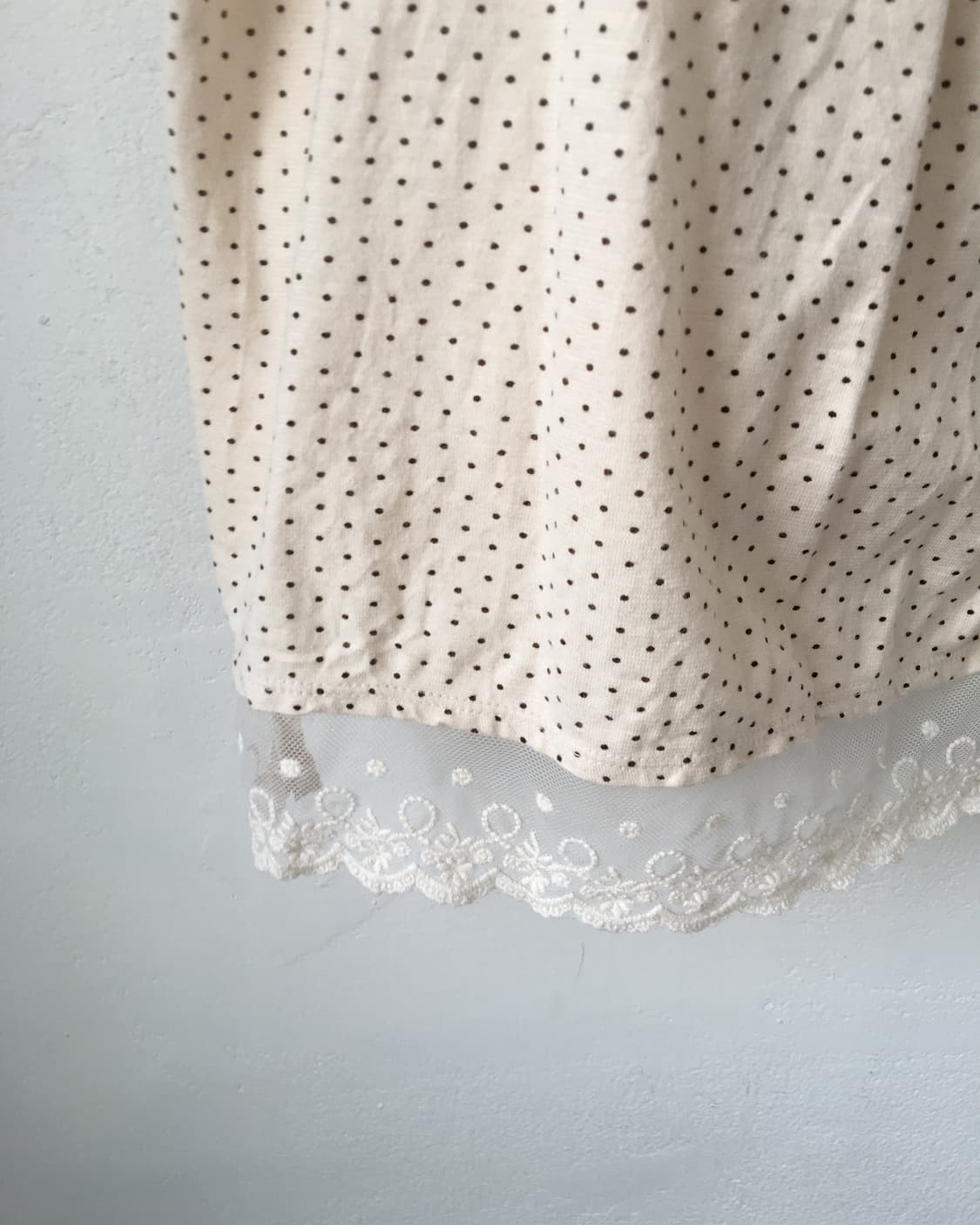 Lace point dot pattern sleeveless 상품이미지6