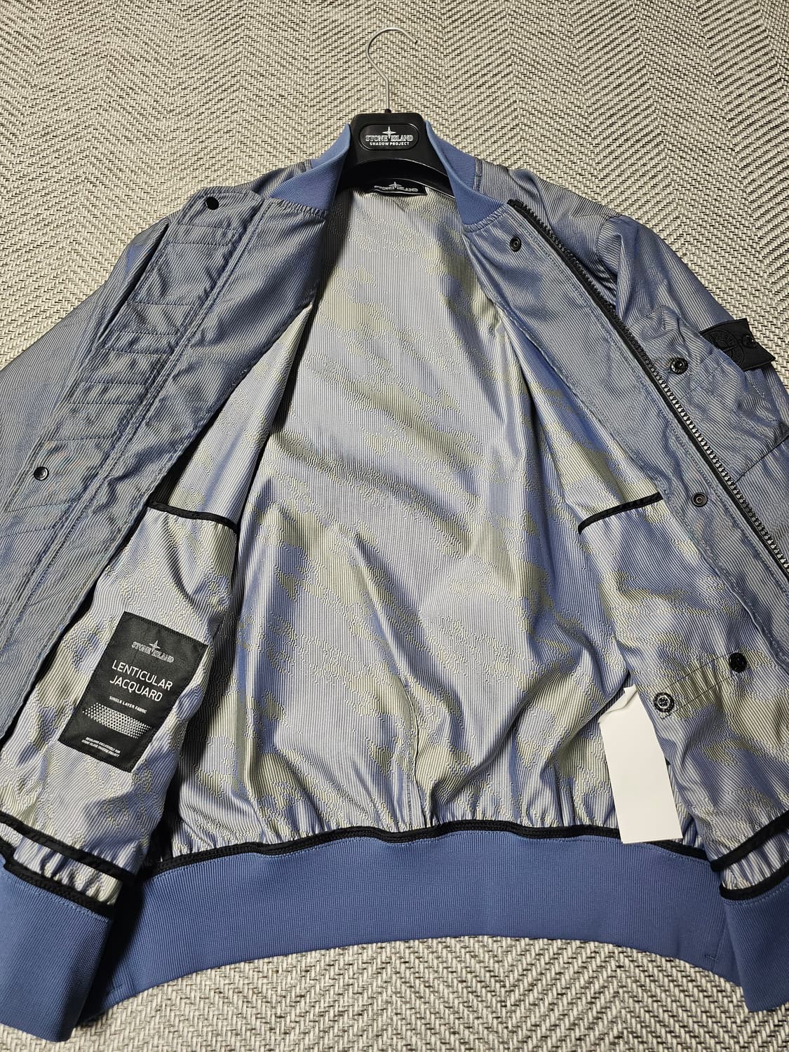 스톤아일랜드 쉐도우프로젝트 렌티큘러 자카드 자켓 상품이미지6