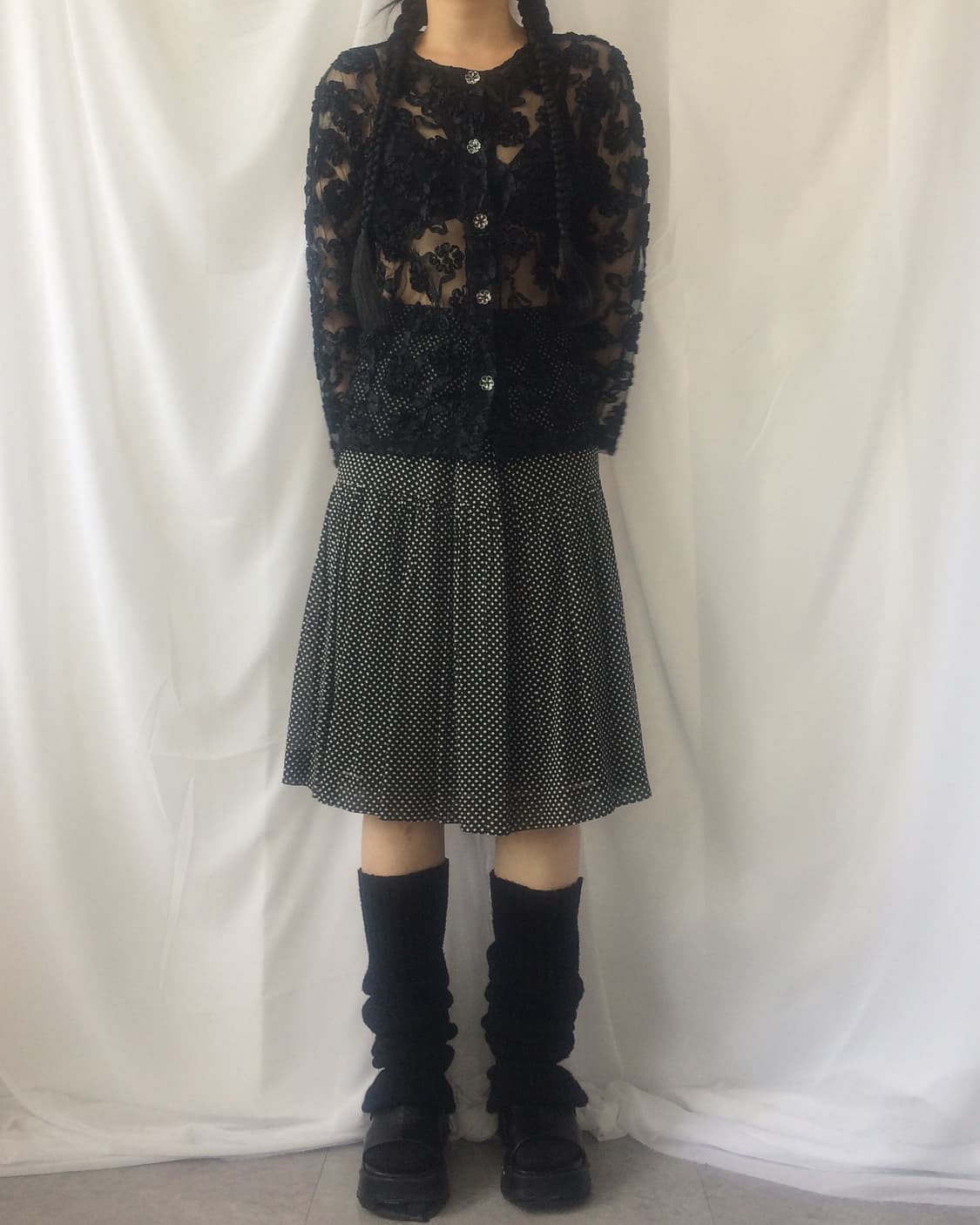 pattern long skirt 상품이미지4