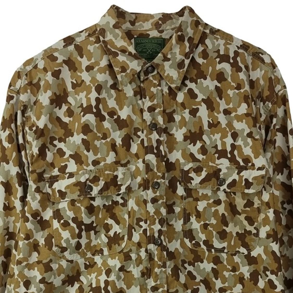 [커니 하우스] 재팬 카모 패턴 빈티지 투포켓 셔츠 M19998 상품이미지4