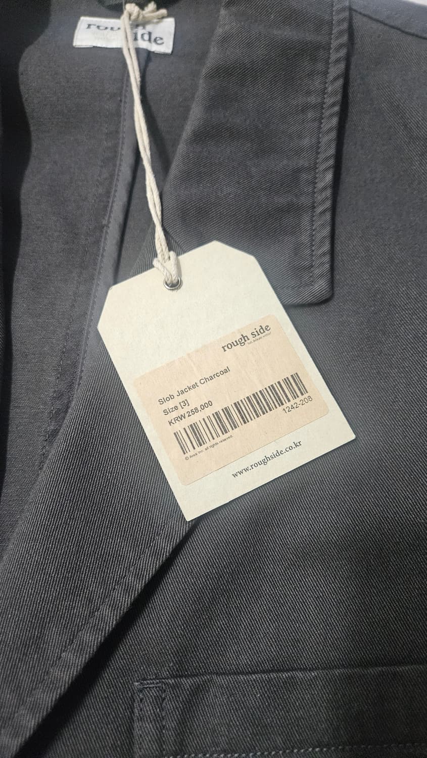 러프사이드 slob 자켓 차콜 상품이미지3
