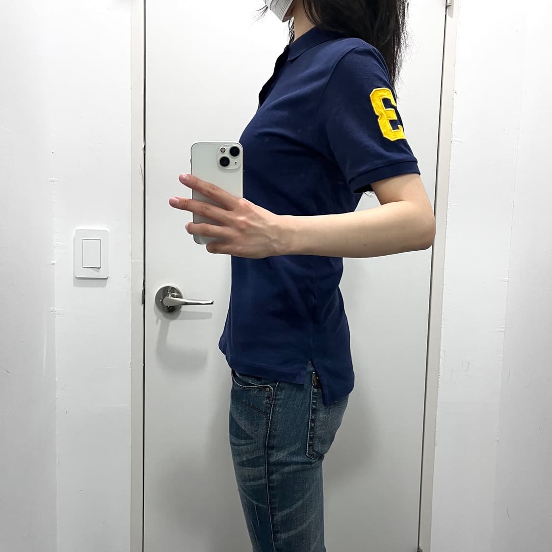 폴로 더블 빅포니 네이비 pk 반팔 티셔츠 상품이미지2