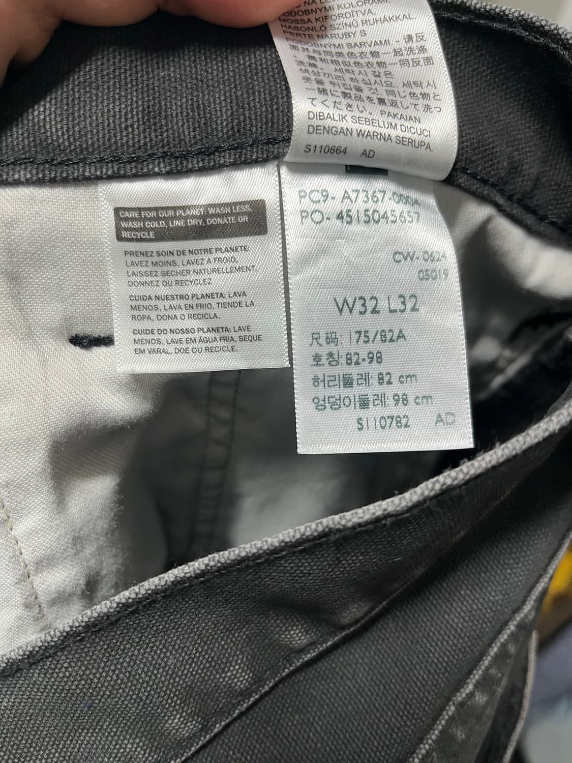 리바이스 더블니 블랙 32 카펜터 팬츠 상품이미지4