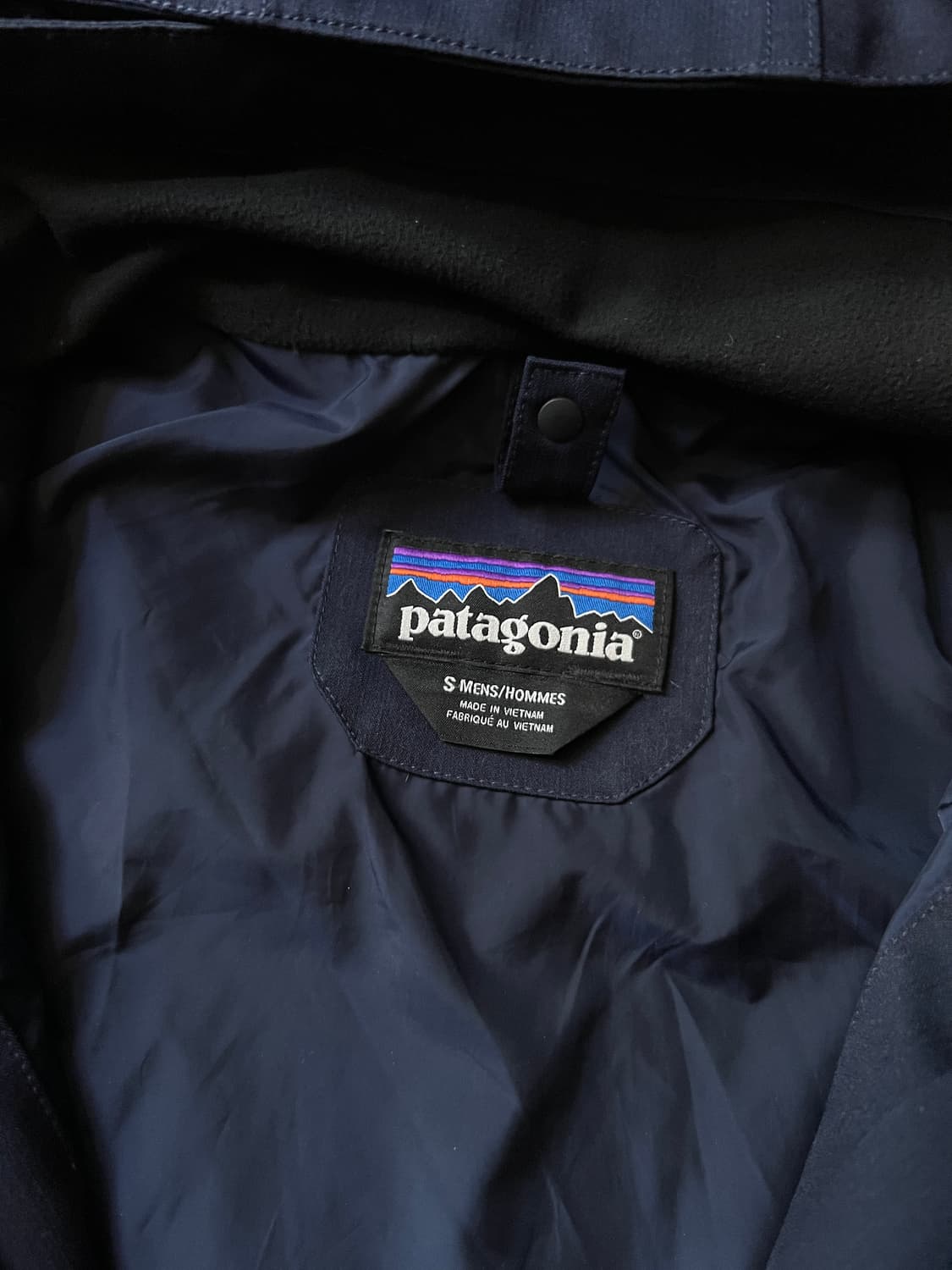 [S]파타고니아 H2NO 네이비 워터프루프 윈드브레이커 자켓 상품이미지3