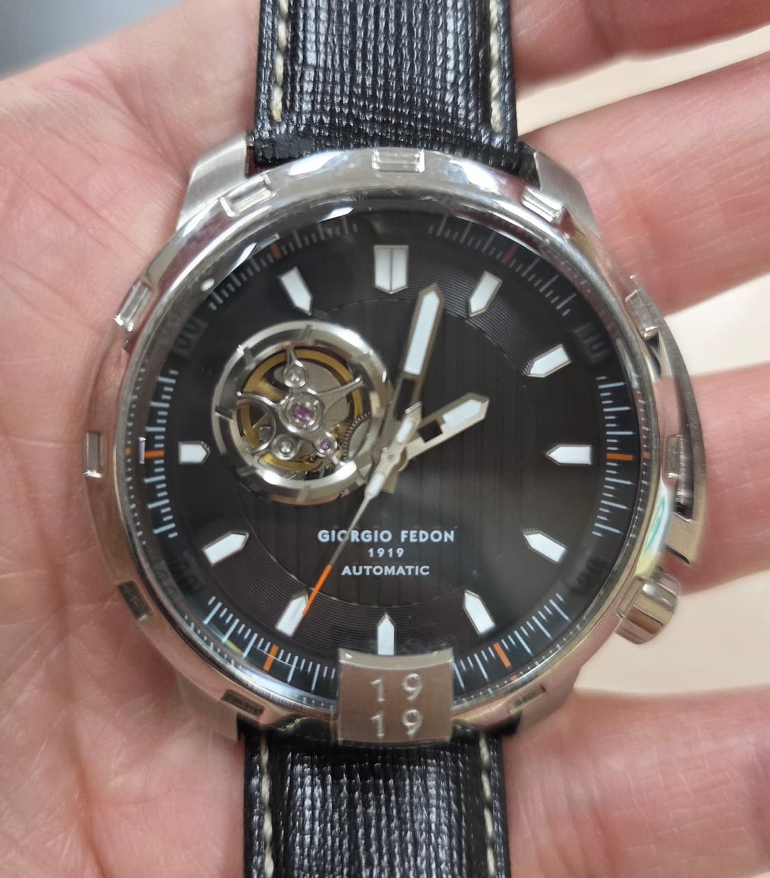 조르지오 페돈 1919 IV 타임리스 오토메틱 오픈하트 이탈리아시계  상품이미지1