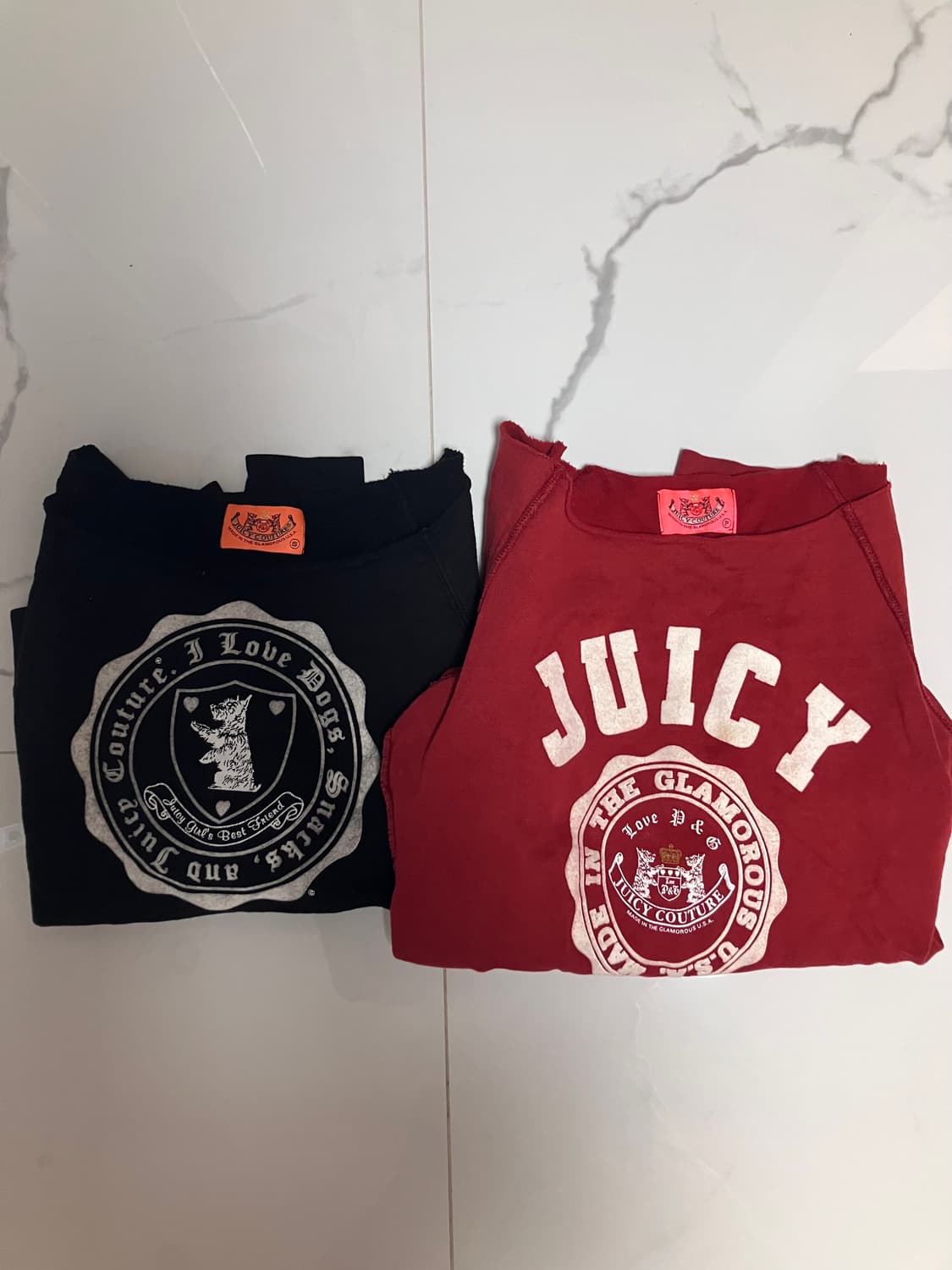 Y2K 쥬시 꾸뛰르 블랙 오프숄더 스웻셔츠 맨투맨 S 상품이미지3