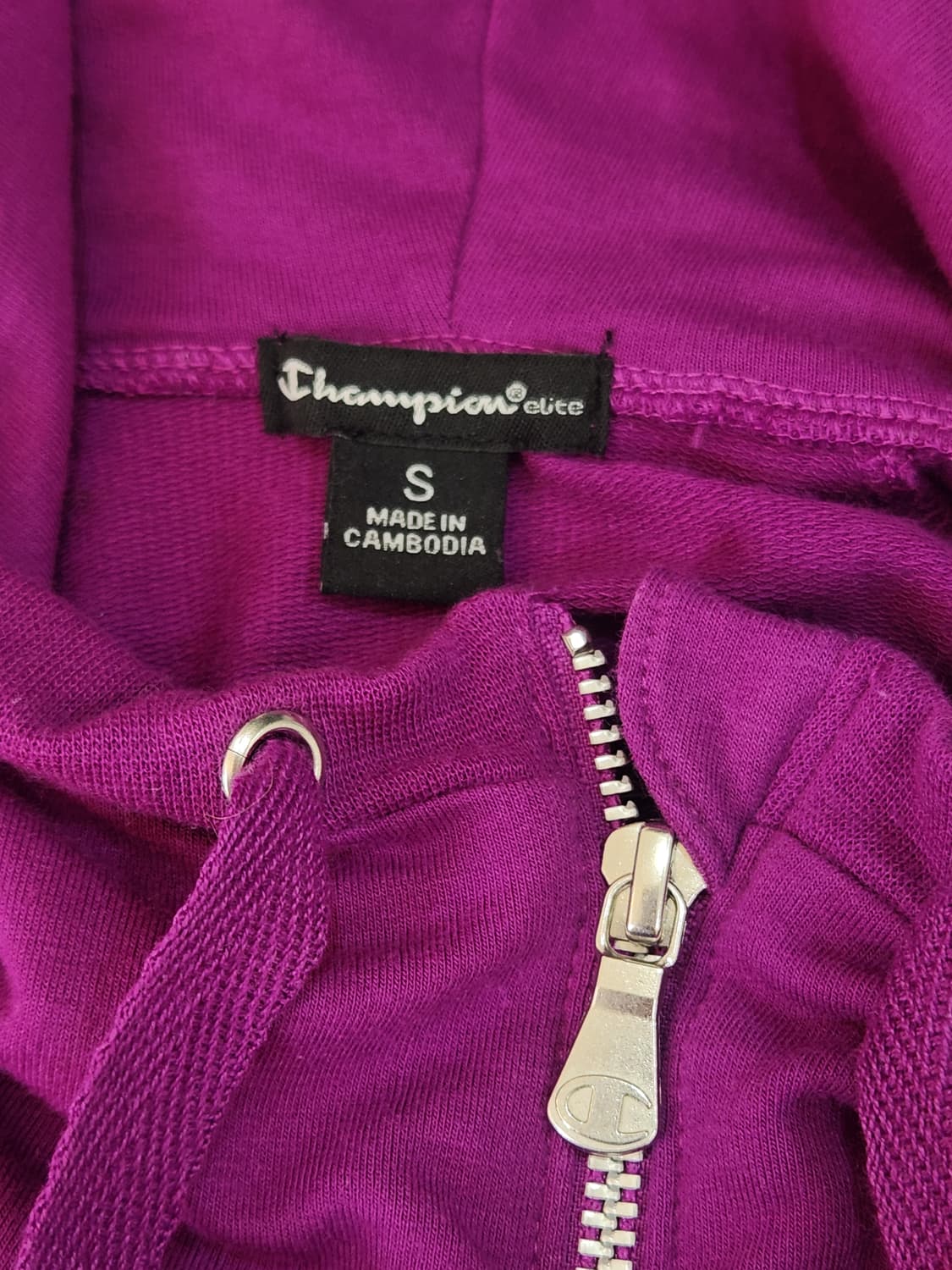 [S] 챔피온 Y2K 퍼플 후드집업 여성 S사이즈 상품이미지5