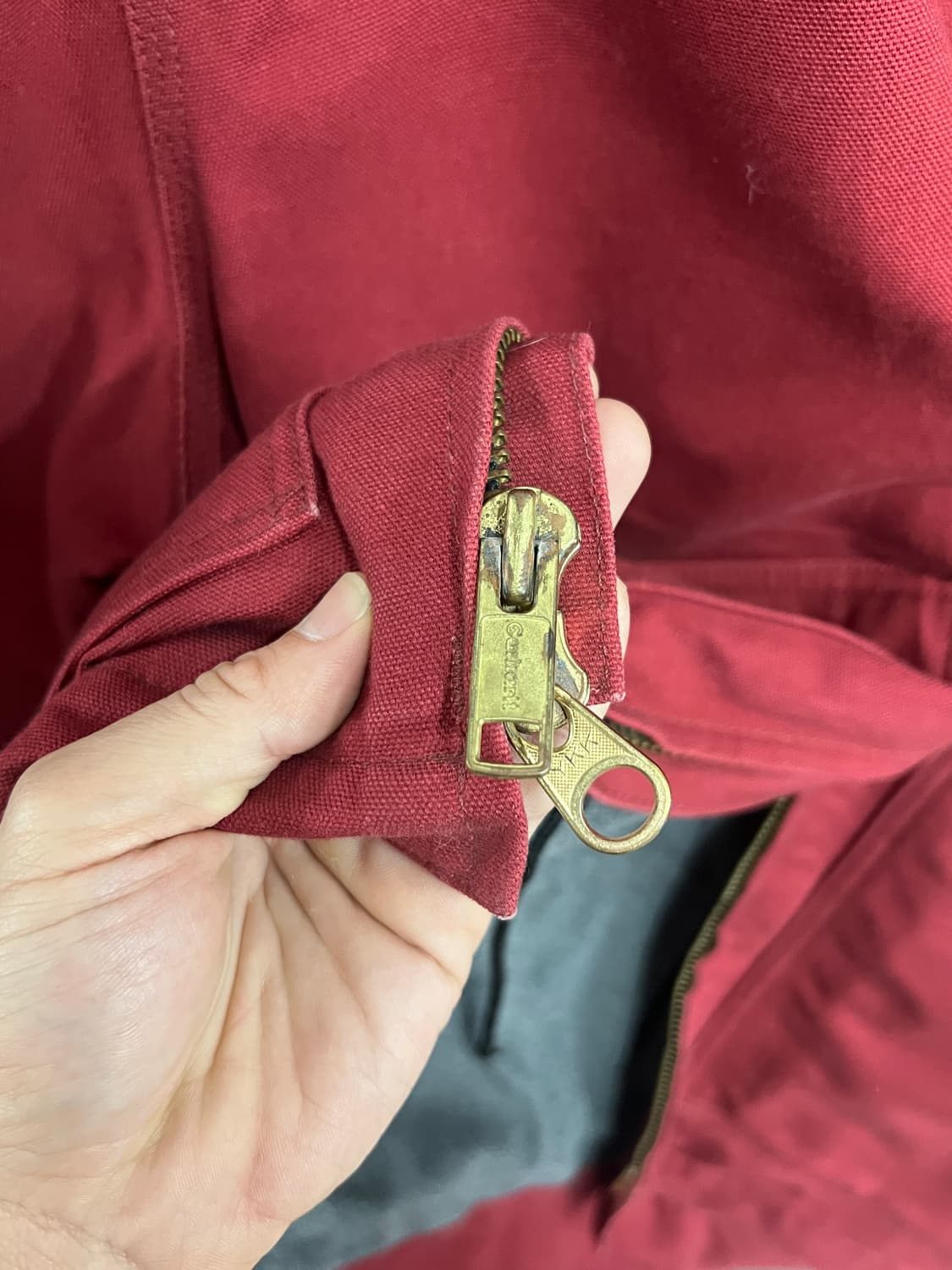 Carhartt 칼하트 C68 DKR 버건디 액티브 자켓 상품이미지5