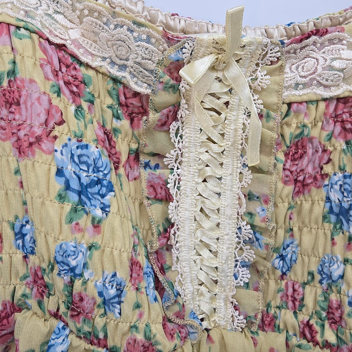 axesfemme 로맨틱 플라워 레이어드 쉬폰 원피스 상품이미지5