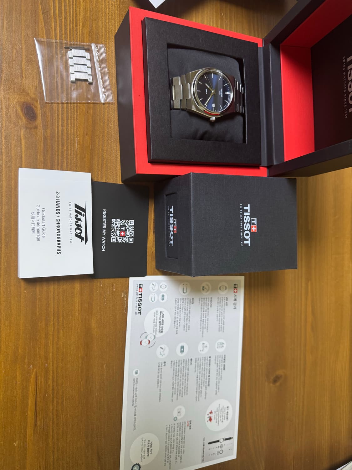 티쏘 prx 쿼츠 40mm 청판 상품이미지2