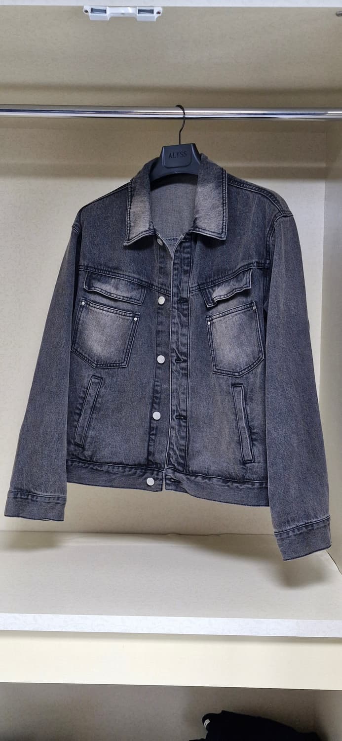 알리스 데님 트러커 자켓(L) 상품이미지2