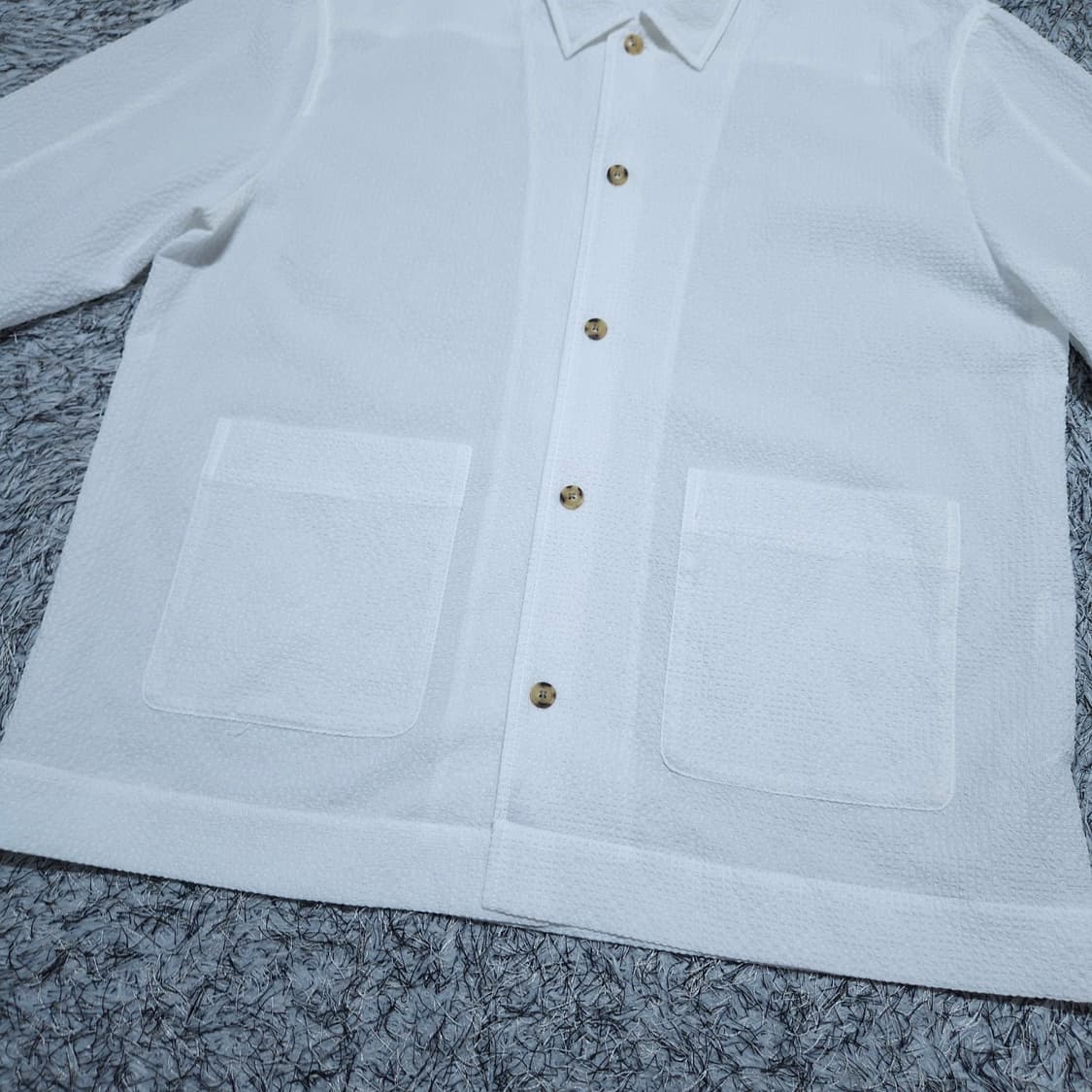 자라) XL 남자 셔츠형자켓 폴리경량자켓 / 왕눈이샵 상품이미지4