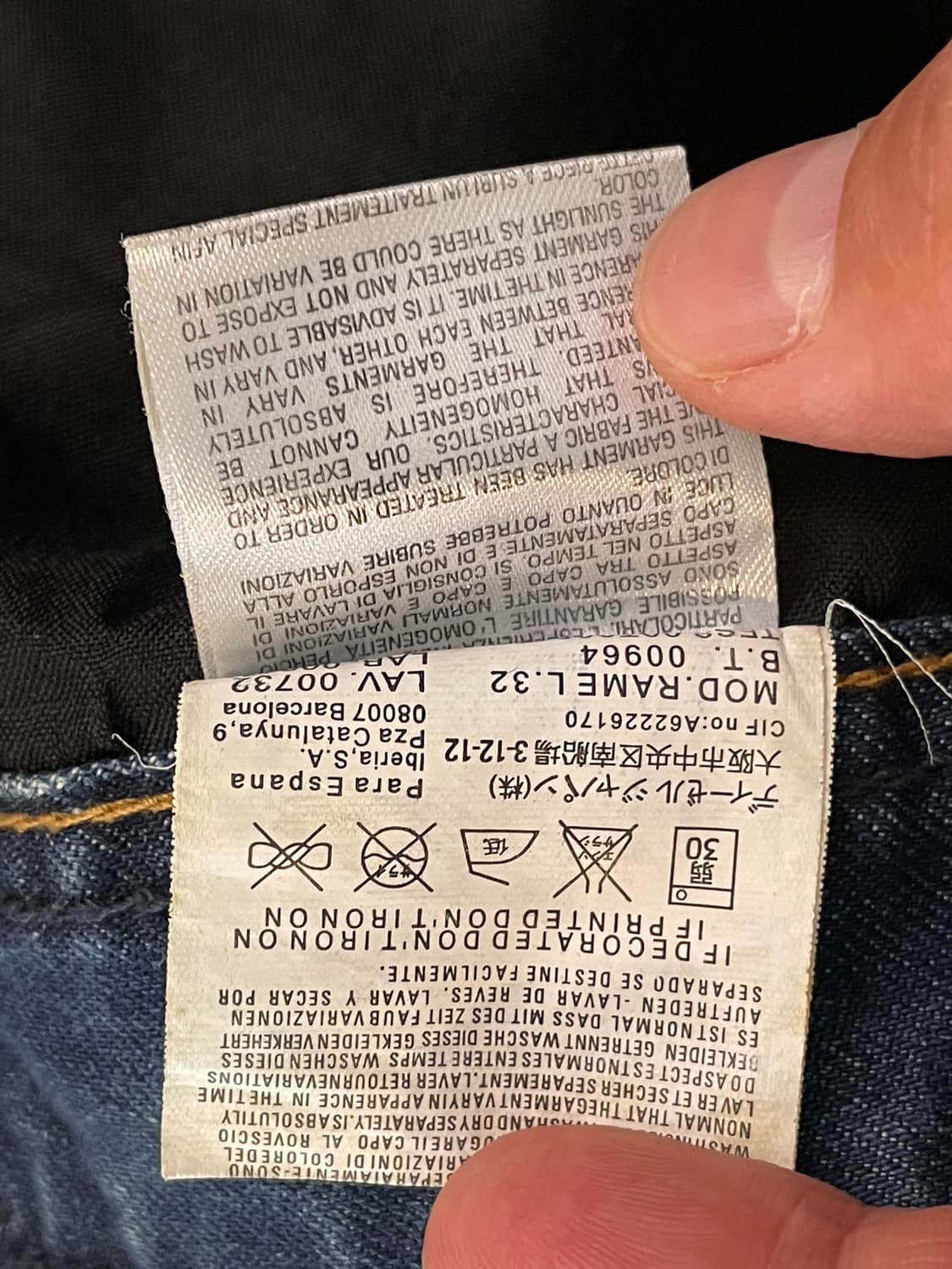 디젤 데님팬츠 w32 상품이미지8