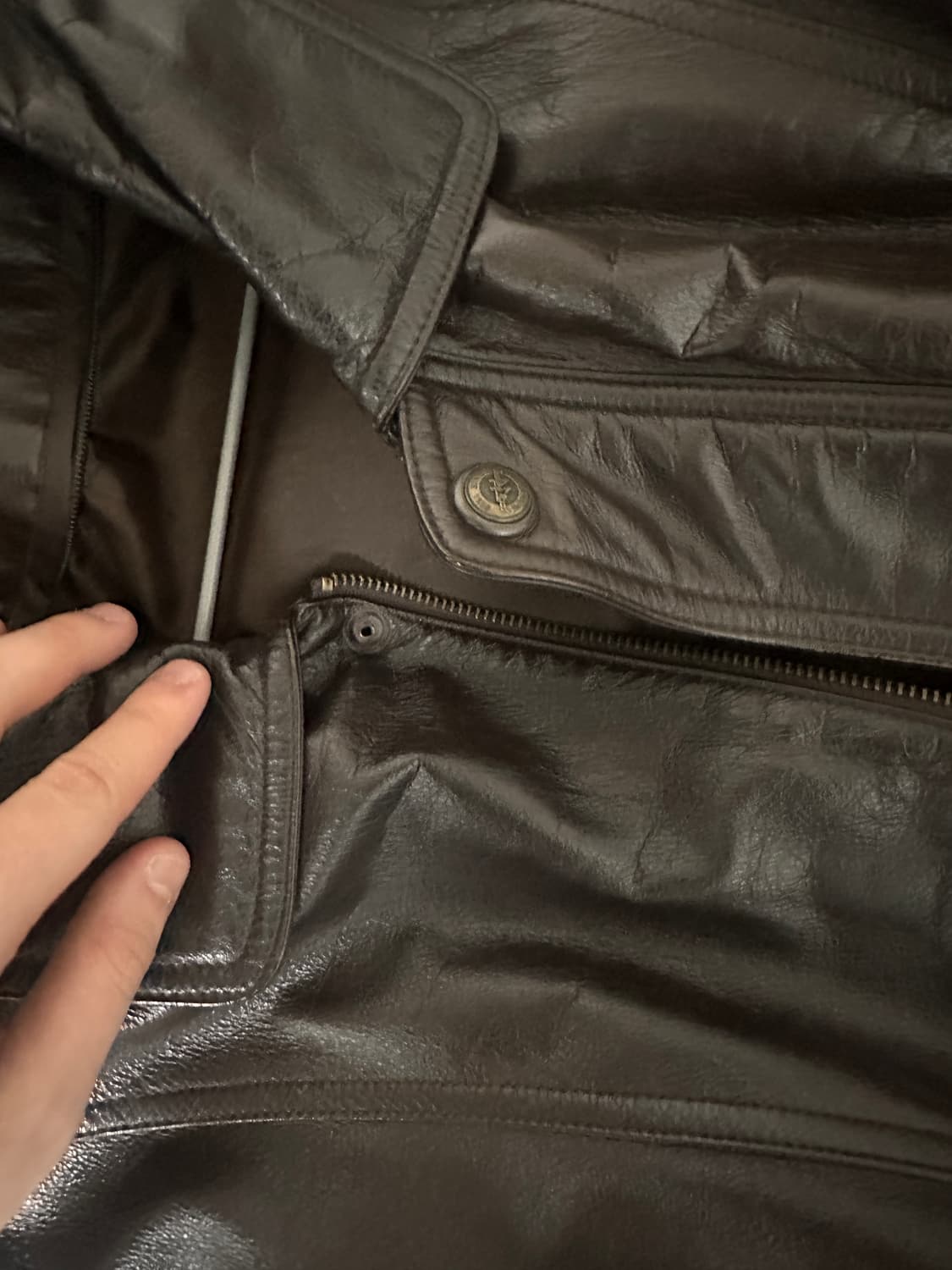 빈티지 가죽 자켓 상품이미지5